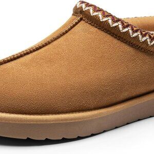 Women's Fuzzy Suede House Slippers Cozy Warm Indoor Outdoor Comfort